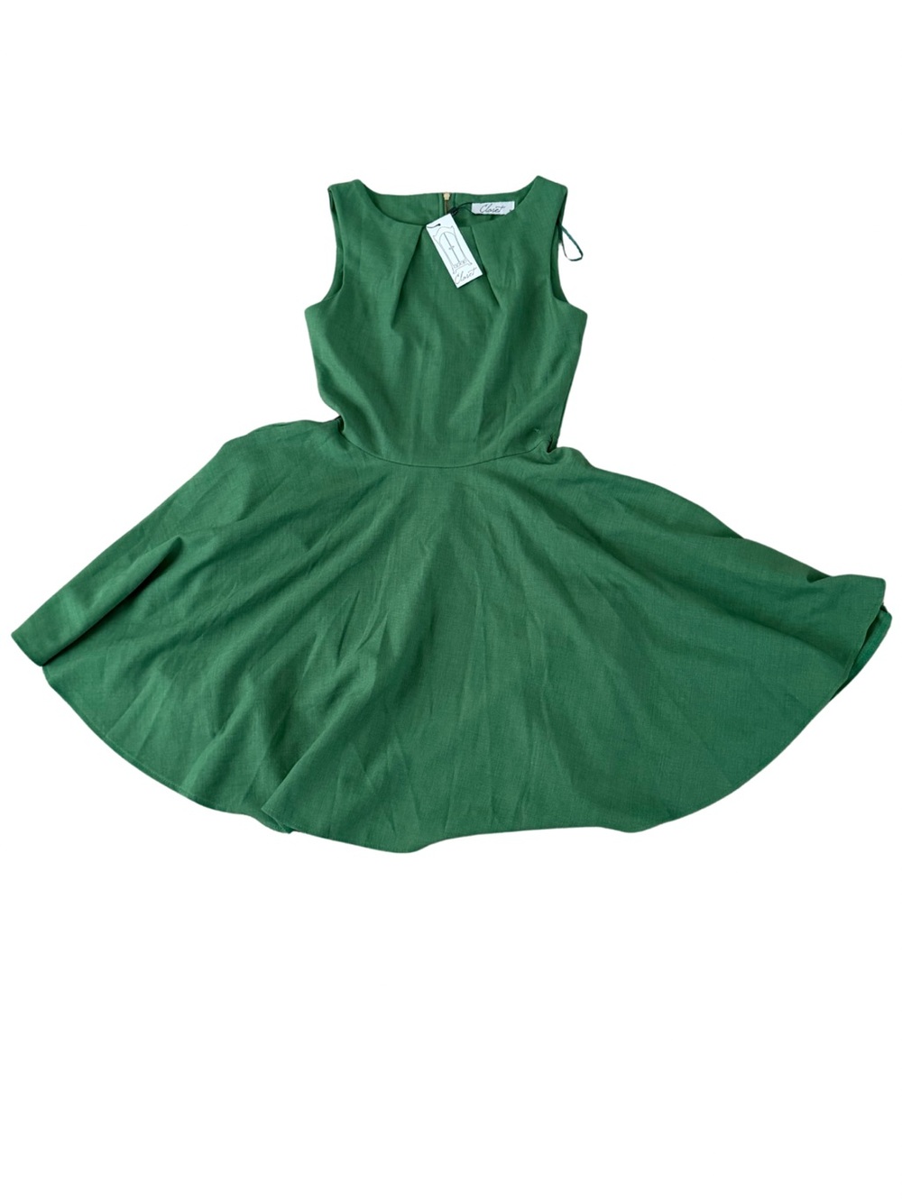 NWT | Closet Sleeveless Green Cocktail Dress | UK 8